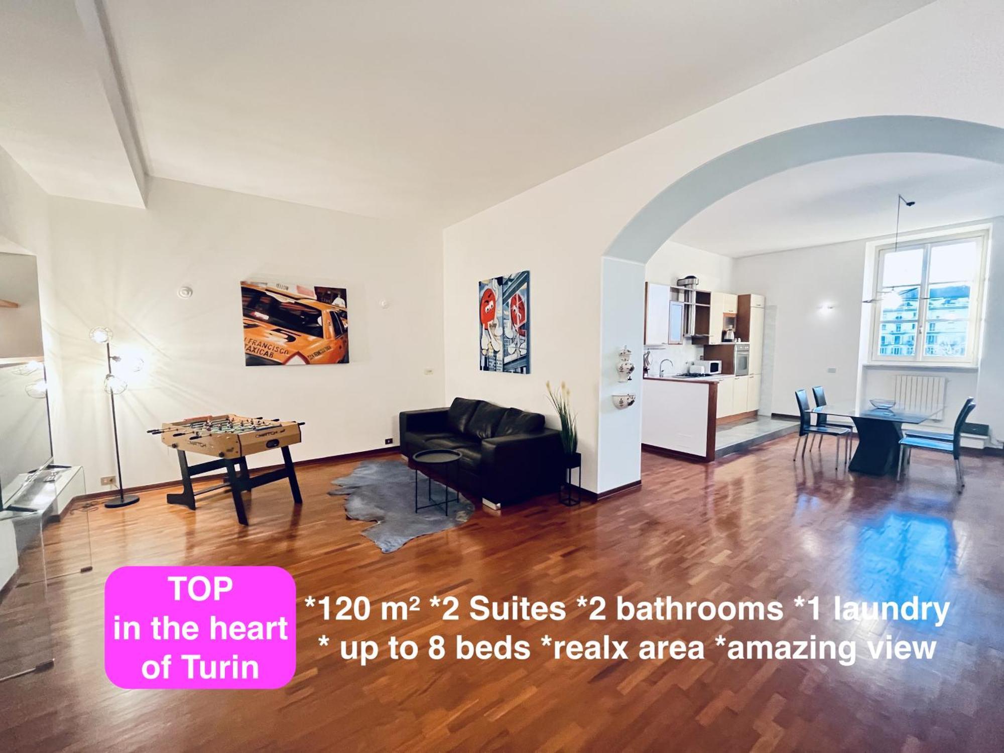 Prestigioso 120MqTop In Centro Turyn Zewnętrze zdjęcie